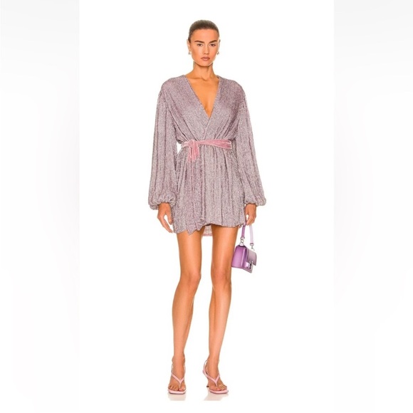 Retrofete GABRIELLE SEQUIN ROBE in dusty lilac - Picture 8 of 14